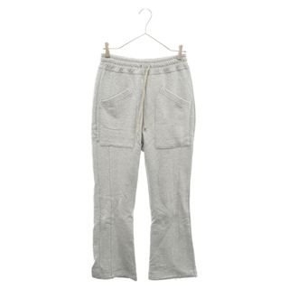 Laid Back レイドバック BACK ZIPPED SWEAT PANTS バックジップ フレアスウェットパンツ グレー(その他)