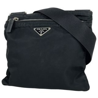 プラダ(PRADA)のプラダ ロゴプレート ショルダーバッグ レディース 【中古】(ショルダーバッグ)