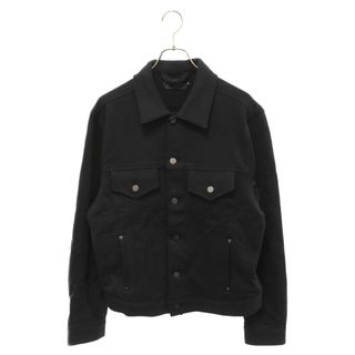 Laid Back レイドバック FRENCH TERRY TRACKER JACKET フレンチ テリー スウェット トラッカージャケット ブラック(フライトジャケット)