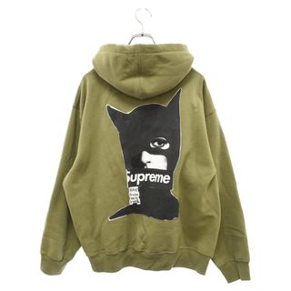 シュプリーム(Supreme)のSUPREME シュプリーム 23AW Catwoman Hooded Sweatshirt キャットウーマン プルオーバースウェットパーカー カーキ(パーカー)