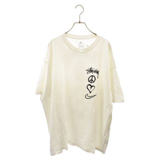 ナイキ(NIKE)のNIKE ナイキ 21AW Peace Love Swoosh T-shirt ピース ラブ スウォッシュ Tシャツ DM4942 121 ホワイト(Tシャツ/カットソー(半袖/袖なし))