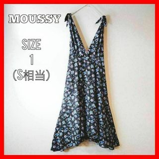 moussy - MUSSY マウジー　ロングワンピース　肩出し　花柄　ワンピース