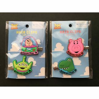 トイストーリー(トイ・ストーリー)のTOY STORY  HAIR CLIPS 2個セット　新品未開封(ヘアピン)