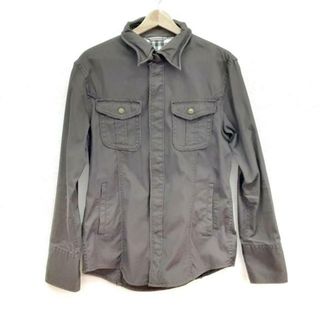 バーバリーブラックレーベル(BURBERRY BLACK LABEL)のBurberry Black Label(バーバリーブラックレーベル) ブルゾン サイズL メンズ美品  - ダークブラウン 長袖/春/秋(ブルゾン)