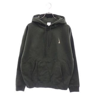 ナイキ(NIKE)のNIKE ナイキ x Billie Eilish Fleece Parka Dark Green DQ7751-355 フロントロゴ プルオーバーパーカー スウェット グリーン(パーカー)