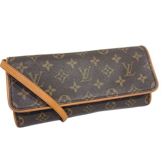 ルイヴィトン(LOUIS VUITTON)のLOUIS VUITTON ルイヴィトン モノグラム ポシェットツイン M51852 ショルダー クラッチバッグ【中古】12405K446(クラッチバッグ)