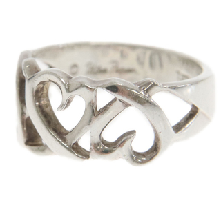 ティファニー(Tiffany & Co.)のTIFFANY & Co. ティファニー トリプルラビングハートリング 指輪 シルバー(リング(指輪))