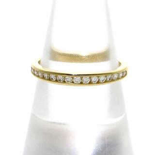 ティファニー(Tiffany & Co.)のTIFFANY&Co.(ティファニー) リング美品  ハーフサークルチャネルセッティングバンド K18PG×ダイヤモンド 17Pダイヤモンド(リング(指輪))