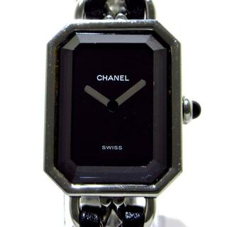 シャネル(CHANEL)のCHANEL(シャネル) 腕時計 プルミエール H0451 レディース サイズ:M 黒(腕時計)