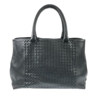 ボッテガヴェネタ(Bottega Veneta)のBOTTEGA VENETA(ボッテガヴェネタ) トートバッグ イントレチャート 428331 黒×ブラウン レザー(トートバッグ)