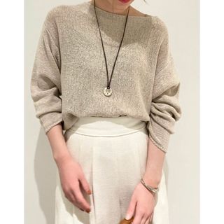 新品未使用♡Plage プラージュ ヨコアミボートネックニット