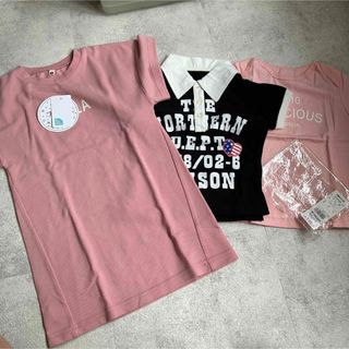 COMME CA ISM - baiya90新品ワンピース春夏ポロシャツ半袖Tシャツコムサイズム女の子ベビー