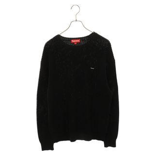 シュプリーム(Supreme)のSUPREME シュプリーム 20AW Textured Small Box Sweater テクスチャードスモールボックスロゴニット長袖セーター ブラック(ニット/セーター)