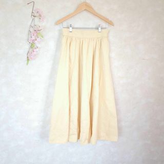 N.Natural beauty basic - 【M】NATURAL BEAUTY BASIC   ロングスカート　フレア　黄色