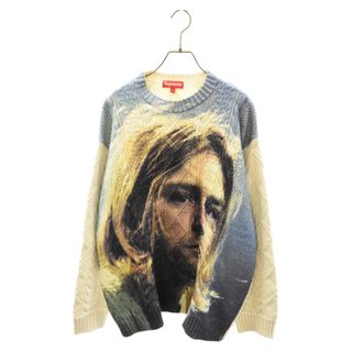 シュプリーム(Supreme)のSUPREME シュプリーム 23SS Kurt Cobain Sweater カートコバーン プリント ケーブルニット セーター マルチ(ニット/セーター)