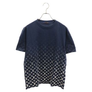 LOUIS VUITTON - LOUIS VUITTON ルイヴィトン 22AW モノグラムグラディエント クルーネック 半袖Tシャツ カットソー ネイビー RM221Q NPG HKY46W