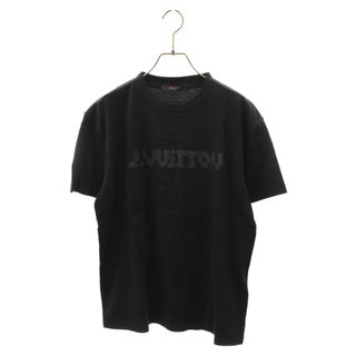 ルイヴィトン(LOUIS VUITTON)のLOUIS VUITTON ルイヴィトン 22SS テルモヒートリアクティブプリント クルーネック 半袖Tシャツ カットソー ブラック RM221M NPG HMY13W(Tシャツ/カットソー(半袖/袖なし))