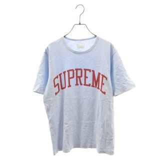 シュプリーム(Supreme)のSUPREME シュプリーム アーチロゴ プリント カットソー 半袖 Tシャツ ブルー(Tシャツ/カットソー(半袖/袖なし))