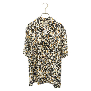 ワコマリア(WACKO MARIA)のWACKO MARIA ワコマリア LEOPARD HAWAIIAN SHIRT レオパード オープンカラー ハワイアンシャツ 総柄 半袖シャツ ホワイト(ポロシャツ)