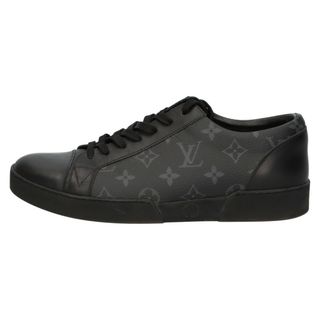 ルイヴィトン(LOUIS VUITTON)のLOUIS VUITTON ルイヴィトン 22AW モノグラムエクリプス マッチアップライン レザースニーカー 1A2R4U ブラック(スニーカー)