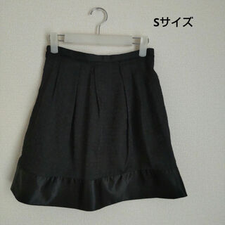 ピンカール(Pin Curl)の黒スカート S(ミニスカート)