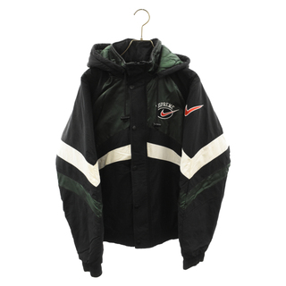 SUPREME シュプリーム 19SS×ナイキ Hooded Sport Jacket フーデッドスポーツジャケット ジップアップブルゾン ブラック/グリーン