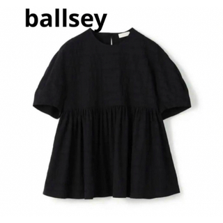 Ballsey - TOMORROWLAND Ballsey ボーダーサッカー ブラウス ブラック