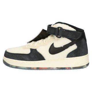 ナイキ(NIKE)のNIKE ナイキ AIR FORCE 1 MID 07 PREMIUM エアフォース1 プレミアム ミドルカットスニーカー ココナッツ DO2123-113 US8.5/26.5cm ホワイト/ブラック(スニーカー)