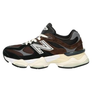 ニューバランス(New Balance)のNew Balance ニューバランス U9060BRN スエード ローカットスニーカー US8.5/26.5cm ブラウン/ブラック(スニーカー)