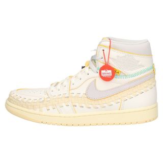 ナイキ(NIKE)のNIKE ナイキ ×UNION AIR JORDAN 1 RETRO HI OG SP SUMMER 96 FD2565-100 ユニオン エアジョーダン1 ハイカットスニーカー ホワイト US9/27cm(スニーカー)