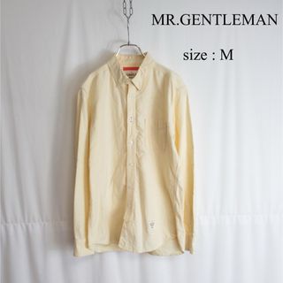 ミスタージェントルマン(MISTERGENTLEMAN)のMR.GENTLEMAN コットン オックスフォード シャツ M トップス 綿(シャツ)