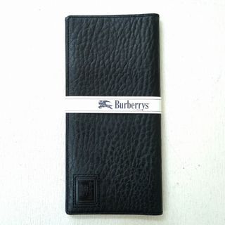 バーバリー(BURBERRY)のBURBERRY バーバリー 長財布 札入れ カード入れ ブラック レザー 日本製(長財布)