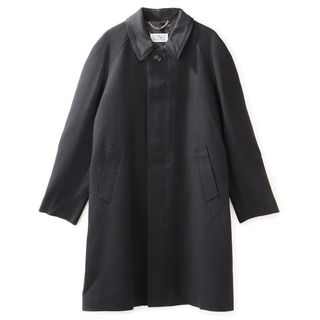 マルタンマルジェラ(Maison Martin Margiela)のメゾン マルジェラ MAISON MARGIELA コート ウール ビスコース ミディアム丈 ポインテッドカラー シグネチャーステッチ SI0AA0003 S54959 900(スプリングコート)