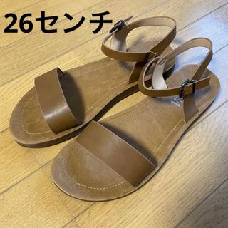 大きいサイズ サンダル ブラウン 26cm(サンダル)