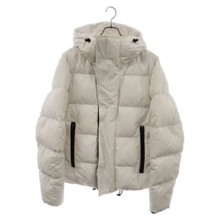 ディースクエアード(DSQUARED2)のDSQUARED2 ディースクエアード Nylon Hooded Puffer Bomber Jacket ロゴ ダウンジャケット ホワイト S71AN0305 S53353(ダウンジャケット)