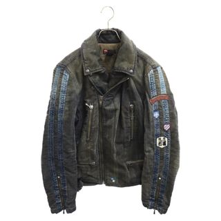 ディーゼル(DIESEL)のDIESEL ディーゼル ×DEVILMAYCRY2 デビルメイクライ2 コーデュロイ ジップアップ ジャケット カーキ 00E8INT0018(フライトジャケット)