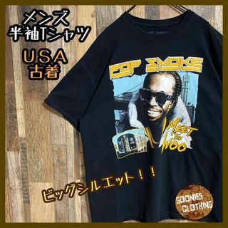 ポップ・スモーク ラッパー ヒップホップ XL メンズ 古着 半袖 Tシャツ(Tシャツ/カットソー(半袖/袖なし))