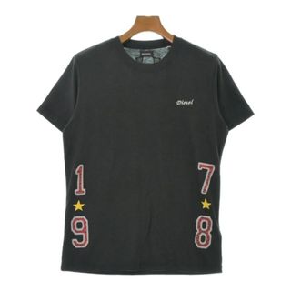 ディーゼル(DIESEL)のDIESEL ディーゼル Tシャツ・カットソー XS 黒系 【古着】【中古】(Tシャツ/カットソー(半袖/袖なし))