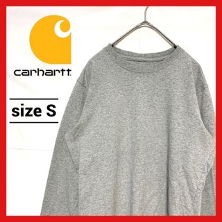 カーハート(carhartt)の90s 古着 カーハート ロンT アームロゴ トップス S (Tシャツ/カットソー(七分/長袖))