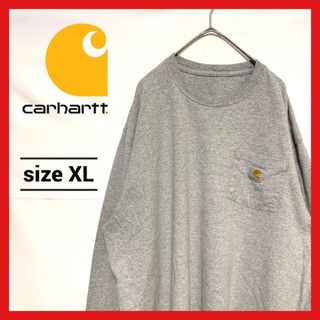 カーハート(carhartt)の90s 古着 カーハート ロンT オーバーサイズ ゆるダボ XL (Tシャツ/カットソー(七分/長袖))