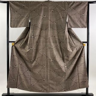 大島紬 身丈153.5cm 裄丈64cm 正絹 美品 秀品 【中古】(着物)