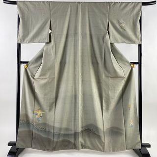 訪問着 身丈166cm 裄丈67.5cm 正絹 美品 名品 【中古】(着物)