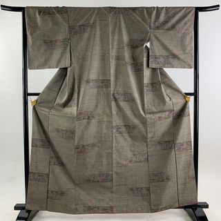 紬 身丈164cm 裄丈65cm 正絹 美品 秀品 【中古】(着物)