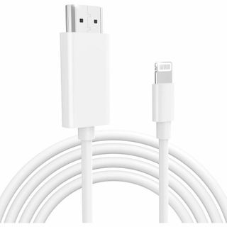 iPhone HDMI 変換ケーブル 2M ライトニング 1080PフルHD(その他)