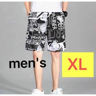 メンズ　水着　XL スポーツパンツ　速乾　ハーフパンツ　ビーチ　レジャー　海(水着)