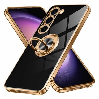 【サイズ:S23「6.1インチ」_色:ブラック】Galaxy S23 ケース リ(その他)