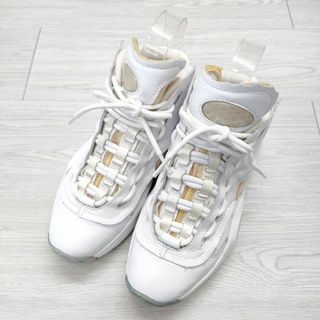 MM6 - MAISON MARGIELA/Reebok PROJECT 0 TQ MEMORY OF GW5000 スニーカー バスケットボール サイズ24.5cm スニーカー ホワイト レディース メゾンマルジェラ/リーボック【中古】4-0518G◎