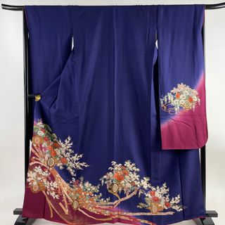 振袖 身丈164cm 裄丈67cm 正絹 秀品 【中古】(着物)