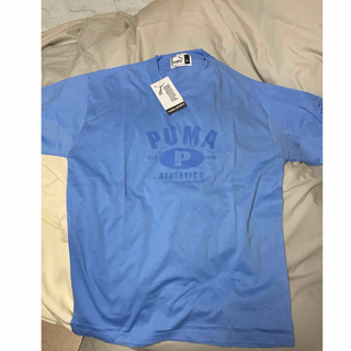 PUMA　Tシャツ　ブルー(Tシャツ/カットソー(半袖/袖なし))