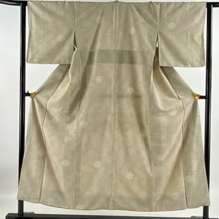 お召 身丈152cm 裄丈63cm 正絹 美品 逸品 【中古】(着物)